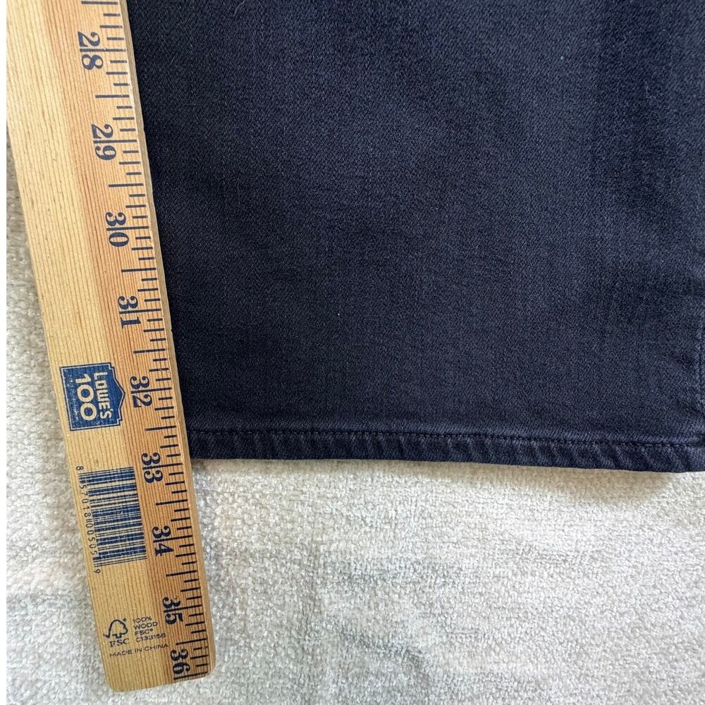 7 For All Mankind Men's Black 36 Austyn Luxe Performance Straight Leg Jeans Fit - Picture 8 of 11